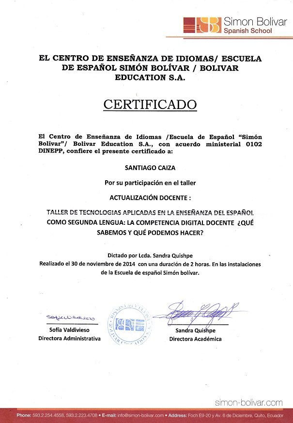 certificado académico