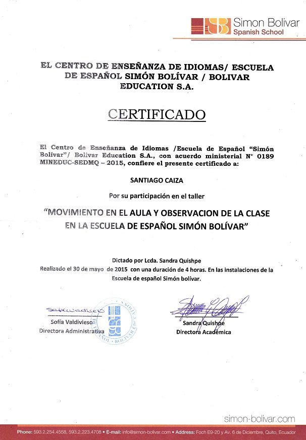 certificado académico