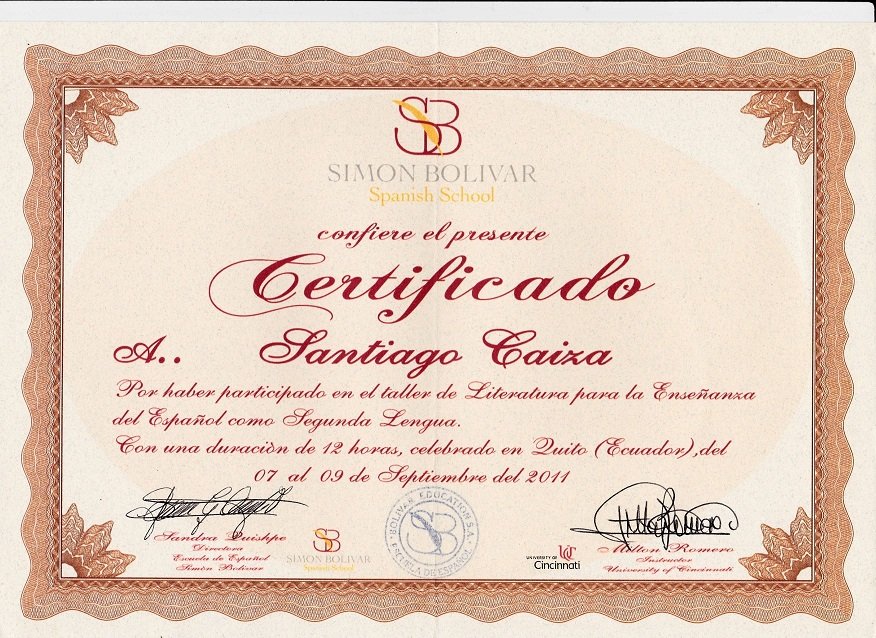certificado académico