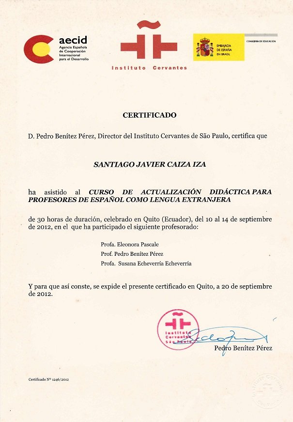 certificado académico