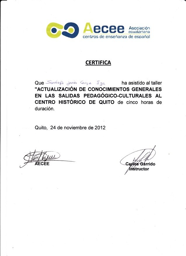 certificado académico